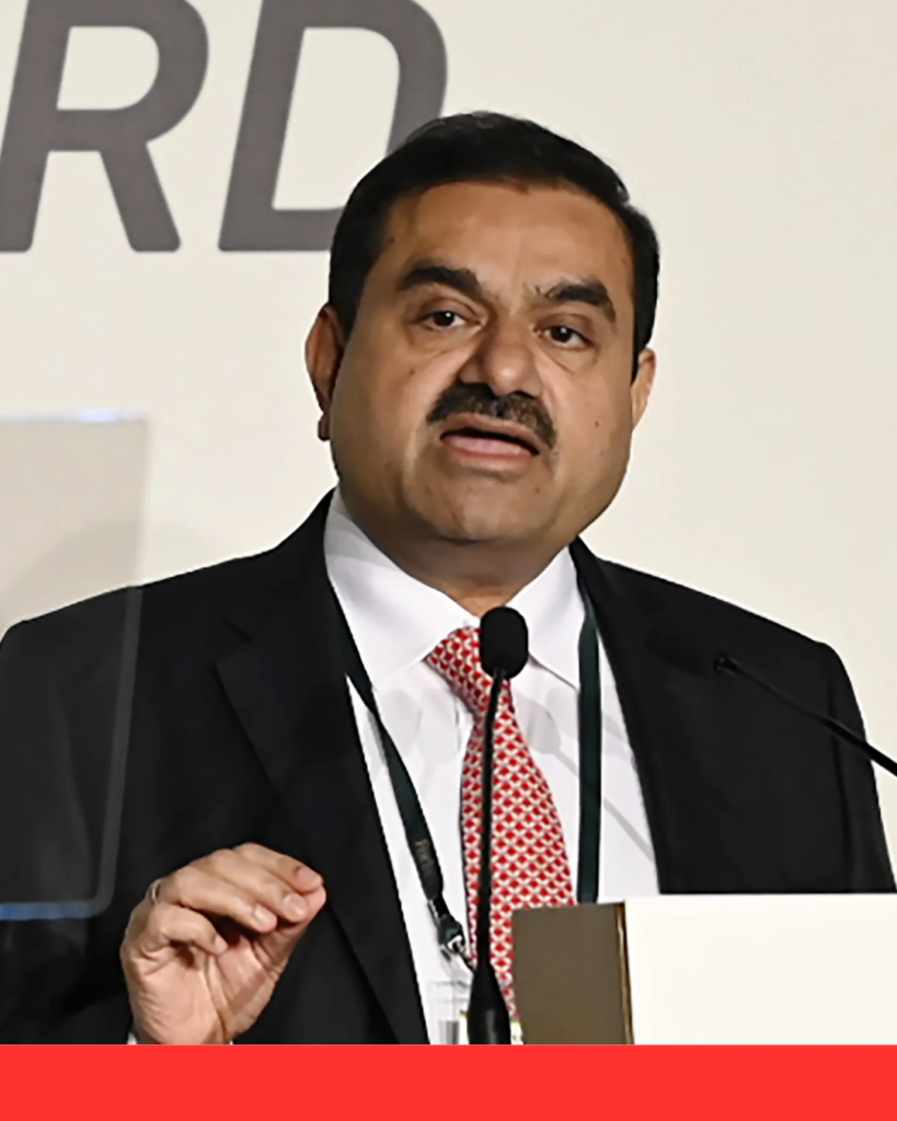 Dave Calhoun and Gautam Adani