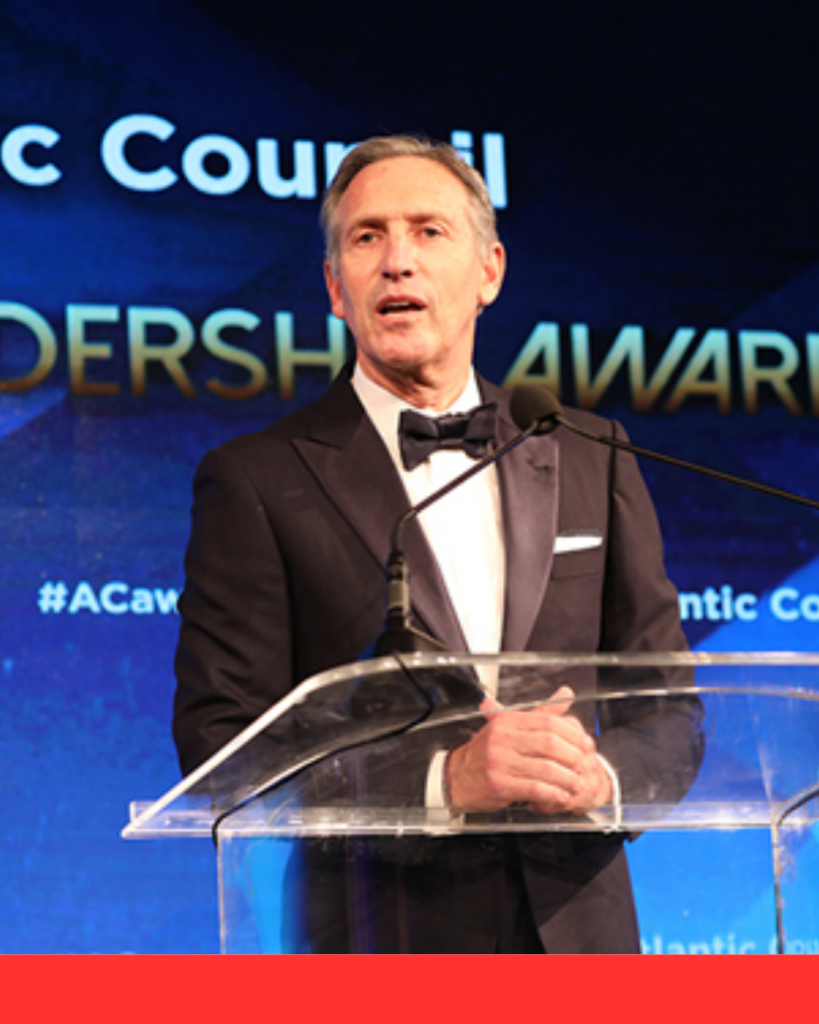 Howard Schultz and George Soros