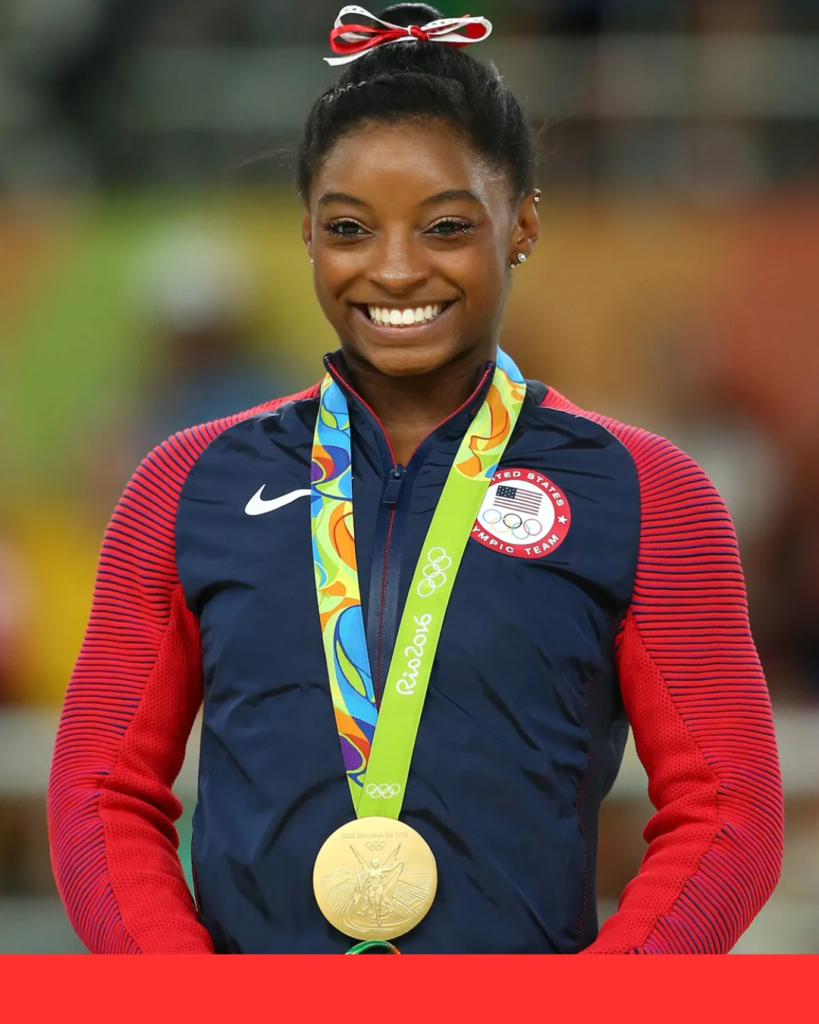 Kathy Warden and Simone Biles