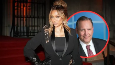 Tyra Banks and Greg Hayes