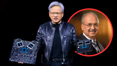 Dilip Shanghvi and Jensen Huang