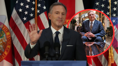Howard Schultz and George Soros