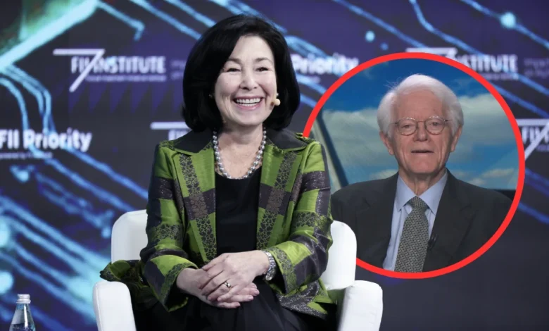 Peter Lynch and Safra Catz