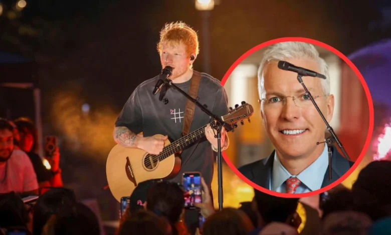 Sean Connolly and Ed Sheeran