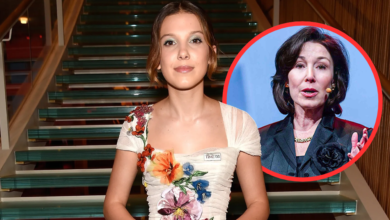Millie Bobby Brown and Safra Catz