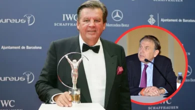 Richard LeFrak and Johann Rupert