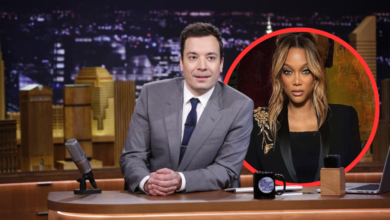 Jimmy Fallon and Tyra Banks