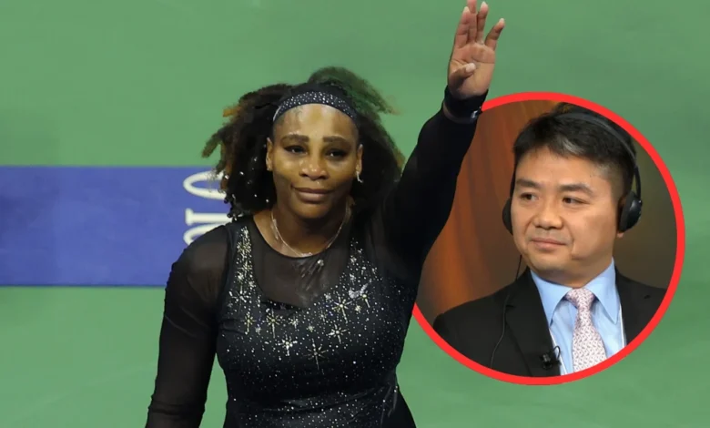 Richard Liu and Serena Williams