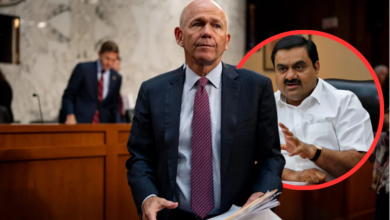 Dave Calhoun and Gautam Adani