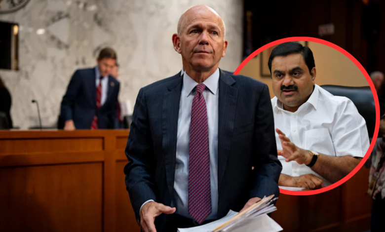 Dave Calhoun and Gautam Adani