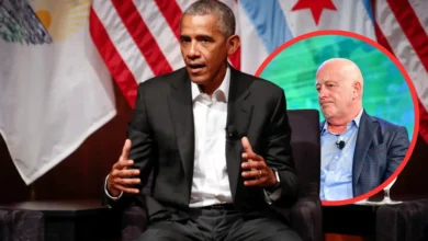 Dirk Van de Put and Barack Obama