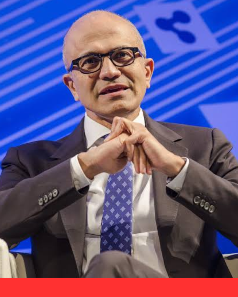 Satya Nadella and Michel Vounatsos