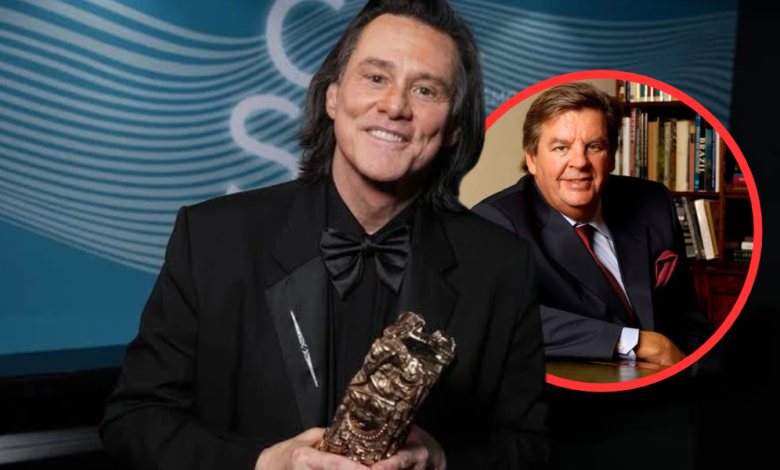 Jim Carrey and Johann Rupert