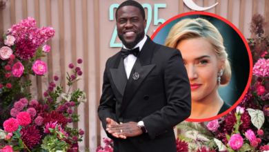 Kevin Hart and Kate Winslet