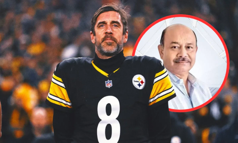 Aaron Rodgers and Radhakishan Damani