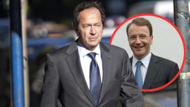John Paulson and Ulf Mark Schneider