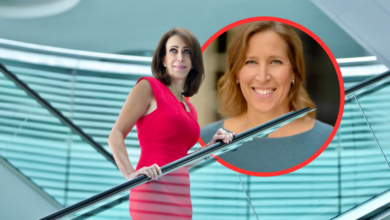 María Asunción Aramburuzabala and Susan Wojcicki