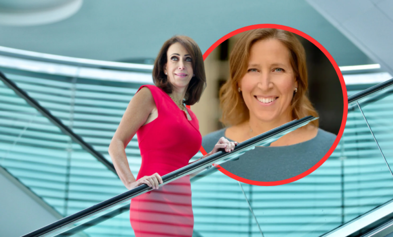 María Asunción Aramburuzabala and Susan Wojcicki