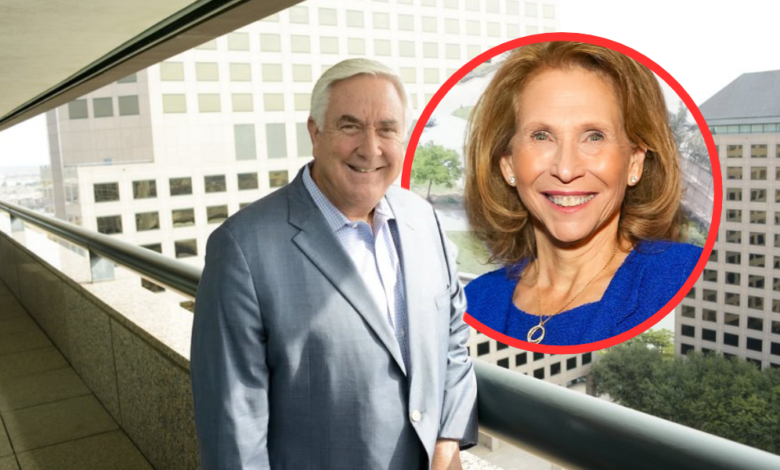 Tim Dove and Shari Redstone