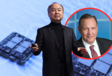 Masayoshi Son and Greg Hayes