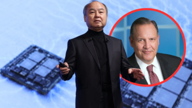 Masayoshi Son and Greg Hayes