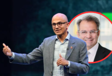 Satya Nadella and Michel Vounatsos