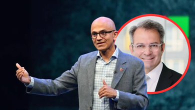 Satya Nadella and Michel Vounatsos