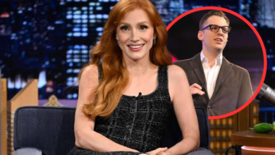 Jessica Chastain and Mike Krieger