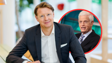 Hans Vestberg and Mario Gabelli