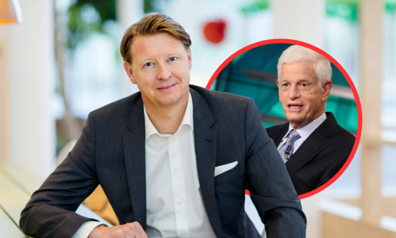 Hans Vestberg and Mario Gabelli