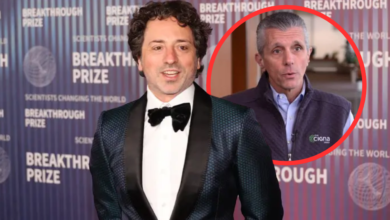 David Cordani and Sergey Brin