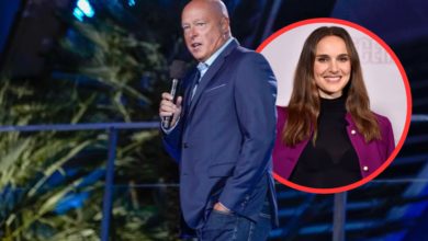 Bob Chapek and Natalie Portman