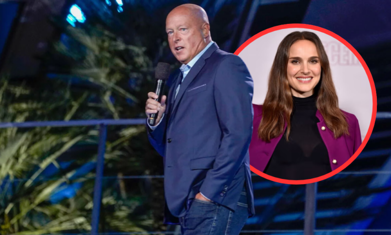Bob Chapek and Natalie Portman