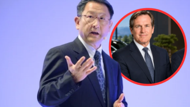 Richard Peery and Akio Toyoda